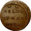 Italy Soldo Carlo VI 1731 KM# 248 SOLDO DI MAN TOVA coin reverse