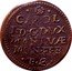 Italy Soldo Carlo I ND KM# 107 CAROL I D G DVX MAN TVÆ MON FER ET C coin obverse