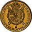 Italy Sovrano Leopold II 1790 M KM# 234 ARCH AVST DVX BVRG LOTH BRAB COM FLAN 1791 coin reverse