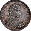 Italy Tari Carlo VI 1715 IM//MFA KM# 133 CAR VI D G ROM IMPE coin obverse