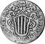 Italy 1/2 Baiocco Benedict XIV 1745 V KM# 139 BENEDICT XIV P M A V coin obverse