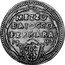 Italy 1/2 Baiocco Benedict XIV 1747 VII KM# 143 MEZZO BAIOCCO FERRARA coin reverse