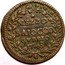 Italy 1/2 Baiocco Benedict XIV 1748 VIII KM# 144 MEZZO BAIOCCO GVBBIO 1748 coin reverse
