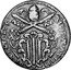 Italy 1/2 Baiocco Benedict XIV. Gubbio 1749 IX KM# 146 BENEDICTVS XIV P M A VIIII coin obverse