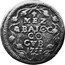 Italy 1/2 Baiocco Benedict XIV 1753 KM# 154 MEZ BAIOC CO CVB 1752 coin reverse