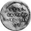 Italy 1/2 Baiocco Pius VI. Perugia 1797 XXIII KM# 4 MEZZO BAIOCCO PERVGIA 1797 coin reverse