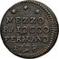 Italy 1/2 Baiocco Pius VI. Fermo 1798 XXIII KM# 1.2 MEZZO BAIOCCO FERMANO 1798 coin obverse