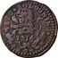 Italy 1/2 Bolognino Clement XI 1714 KM# 138 MEZO BOLOGNINO 1714 coin reverse