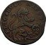 Italy 1/2 Bolognino Benedict XIII 1729 KM# 175 MEZZO BOLOGNINO 1728 coin reverse