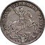 Italy 1 Piastra Clement XI 1708 VIII KM# 103 S GEORGIVS FERRARIÆ PROTEC 17 08 coin reverse