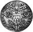 Italy 1/2 Piastra Clement XI 1709 IX KM# 106 CLEMENS XI P M A IX 17 09 coin obverse