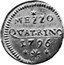 Italy 1/2 Quattrino (1/2 Carlino) Bologna. Revolutionary Government 1796 KM# 335 MEZZO QVAT RINO 1796 coin reverse