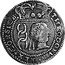 Italy 1/2 Scudo Teodoro I 1736 KM# 7 THEODORVS REX CORSICE coin obverse