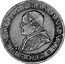 Italy 1/2 Soldo (2-1/2 Centesimi) Pius IX 1867 R XXI KM# 1371 PIVS IX PONT MAX AN XXII 1867 coin obverse