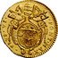 Italy 1/2 Zecchino Pius VI 1786 KM# 307 PIVS VI PONT M A X coin obverse