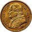 Italy 10 Lire Pio IX 1867 R XXII KM# 1381.2 PIVS IX PON MAX A XXII coin obverse