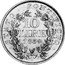Italy 10 Lire Pius IX 1869 R XXIV KM# 1381.3 STATO PONTIFICIO 10 LIRE 1869 coin reverse