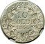 Italy 10 Soldo (50 Centesimi) Pius IX 1866 R XXI KM# 1376 STATO PONTIFICIO 10 SOLDI 1867 50 CMI R coin reverse