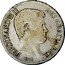 Italy 120 Grana Ferdinando II 1836 KM# 325 FERDINANDVS II DEI GRATIA REX 1838 coin obverse