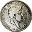 Italy 120 Grana Ferdinando II 3rd portrait 1841 KM# 346 FERDINANDVS II. DEI GRATIA REX 1848 coin obverse