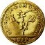Italy 15 Paoli (Mezza Doppia D'oro) Pius VI 1787 KM# 1050 FLORET IN DOMO DOMINI 1787 coin obverse