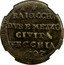 Italy 2-1/2 Baiocchi Pius VI 1797 KM# 5 BAIOCCHI DVE E MEZZO CIVITA VECCHIA 1797 coin obverse
