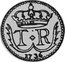 Italy 2 1/2 Soldo Teodoro I 1736 KM# 5 T R 1736 coin obverse