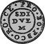 Italy 2 1/2 Soldo Teodoro I 1736 KM# 5 SDI DVE M PRO BO PBCO RO CE coin reverse
