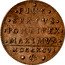 Italy 2 Baiocchi Pius VI 1796 KM# 323 PIUS SEXTVS PONTIFEX MAXIMVS MDCCXCVI coin reverse