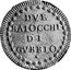 Italy 2 Baiocchi (Pius VI. Gubbio) KM# 175 DVE BAIOCCHI DI GVBBIO coin reverse