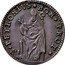Italy 2 Bolognini Clement XII 1731 KM# 198 S PETRONIVS BON PROT coin reverse