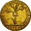 Italy 2 Doppie D'oro (60 Paoli) Pius VI 1787 GP XIII KM# 317 PIVS VI PONT MAX A XIII 1787 coin obverse