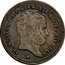 Italy 2 Tornesi Francesco I 1825 KM# 292 FRANC.I.D.G.REGNI VTR.SIC.ET HIER.REX coin obverse