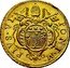 Italy 2 Zecchino Pius VI 1786 KM# 308 PIVS VI PONT M coin obverse