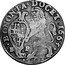 Italy 20 Bolognini (Lira) Alexander VII 1665 KM# 65 BONONIA DOCET 1665 B P 20 coin reverse