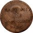 Italy 3 Baiocchi 1799 CAG Varieties exist KM# 2 Papal States - Ronciglione/ Town Standard Coinage BRIOCCHI TRE RANCIGLIONTE 1799 coin obverse