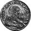 Italy 30 Bolognini (Testone) Innocent XI 1683 KM# 97 INNOCENTIVS XI PON MAX coin obverse