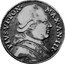 Italy 30 Bolognini (Testone) Pius VI 1777 III KM# 263 PIVS VI PON MAX III 30 coin obverse