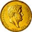 Italy 30 Ducati Ferdinando II 1840 KM# 334 FERDINANDVS II DEI GRATIA REX 1840 coin obverse