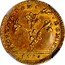 Italy 30 Paoli (Doppia D'oro) Pius VI 1784 KM# 1032 FLORET IN DOMO DOMINI 1784 coin obverse