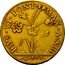 Italy 4 Doppie D'oro (Quadrupla) Pius VI 1787 XIII KM# 318 PIVS VI PONT MAX A XIII 4 DOP coin obverse