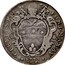 Italy 40 Bolognini (1/2 Scudo - 2 Lire) Clement XIV 1773 V KM# 254 CLEMENS XIV PONT MAX AV 1773 M P coin obverse