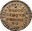 Italy 5 Baiocchi Pius VI 1797 TM XXIII KM# 6 PIVS PAPA SEXTVS ANNO XXIII BAIOC CINQVE SVSEVERI NO 1797 coin obverse