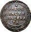 Italy 5 Baiocchi Pius VI 1797 XXIII KM# 1 PIVS PAPA SEXTVS ANNO XXIII 1797 BAIOC SINQVE MACERA TA 1797 coin obverse
