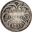 Italy 5 Bolognini (Carlino) Clement XII 1738 KM# 213 CINQVE BOLOGNI NI 1738 coin reverse