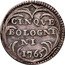 Italy 5 Bolognini (Carlino) Clement XIII 1765 KM# 240 CINQVE BOLOGNI NI 1765 coin reverse