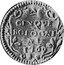 Italy 5 Bolognini (Carlino) Clement XIII 1769 KM# 242 CINQVE BOLOGNI NI 1769 coin reverse