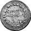 Italy 5 Bolognini (Carlino) Clement XIV 1771 KM# 250 CINQVE BOLOGNI NI 1771 coin reverse