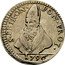 Italy 5 Bolognini (Carlino) Pius VI 1796 KM# 326 S PETR ON PON PROT 1796 coin reverse
