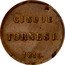 Italy 5 Tornesi Ferdinando I 1816 KM# 271 CINQUE TORNESI 1816 coin reverse